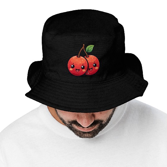 Cherry kawaii Bucket Hats