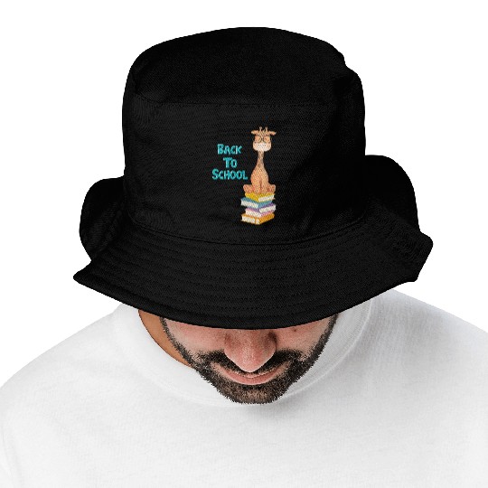 Back To School Giraffe Bucket Hats