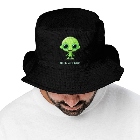 Cute alien Bucket Hats
