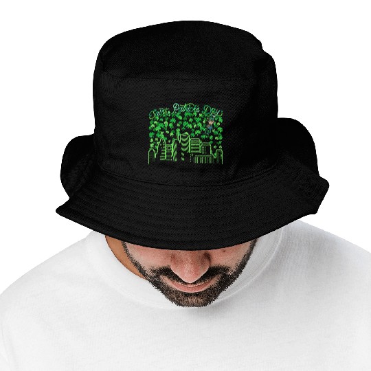 Saint Patrick's Day Houston Texas Bucket Hats