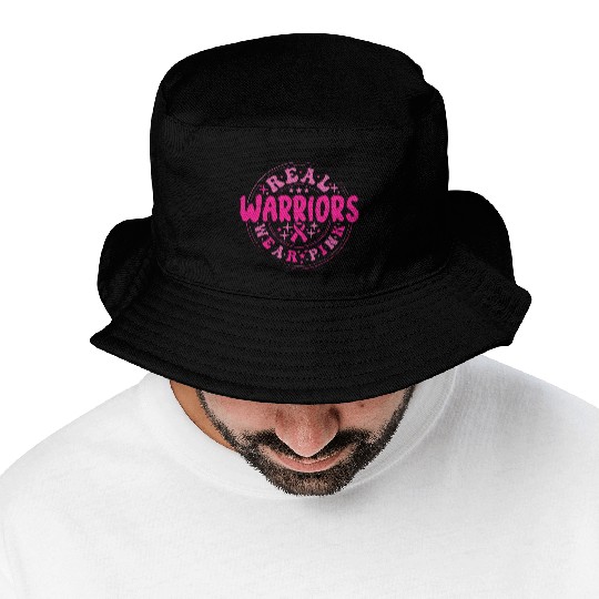Real Warriors Wear Pink Bucket Hats