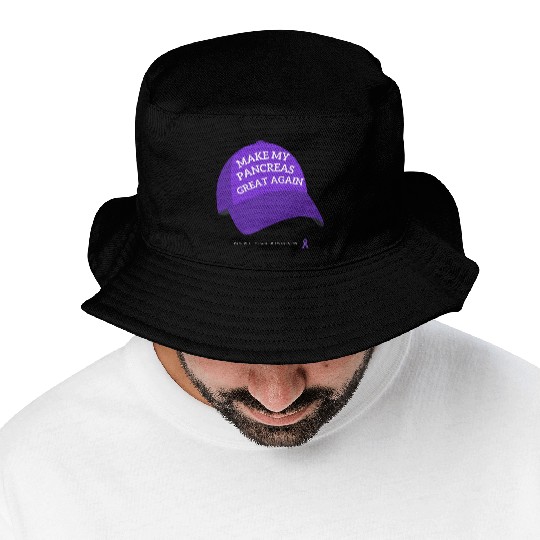 Make My Pancreas Great Again - Pancreatic Cancer Bucket Hats