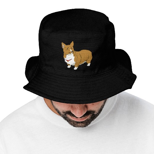 Corgi Ein Dog Bucket Hats