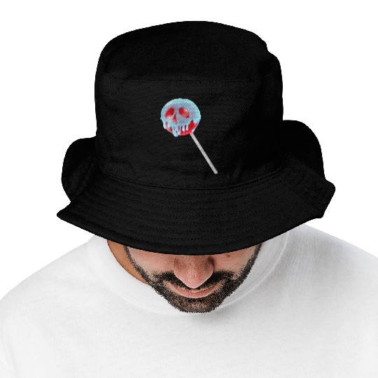 Poison Apple Halloween Candy Lollipop Bucket Hats