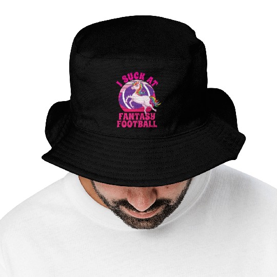 I Suck At Fantasy Football Bucket Hats