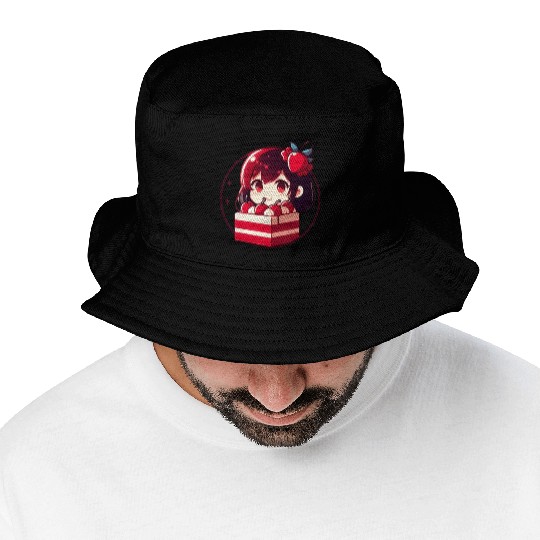 Red Velvet Cake Bucket Hats