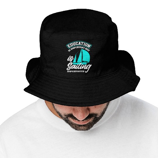 Education Sailboat Sailor Sailing Bucket Hats