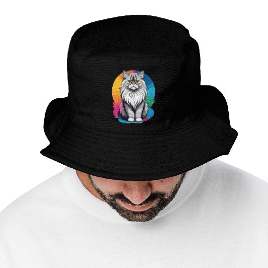 Persian Cat Bucket Hats