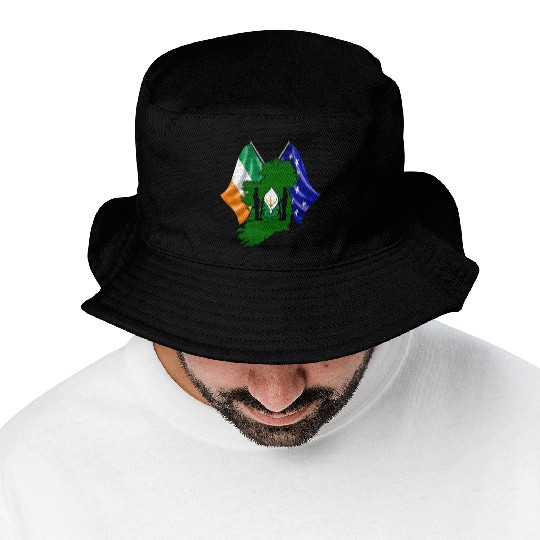 Irish Easter Lily - Designed in Ireland Bucket Hats
