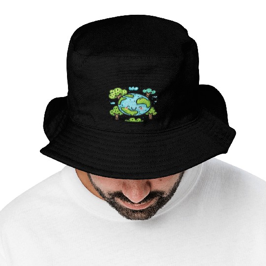 Planet Over Profit Earth Day Bucket Hats