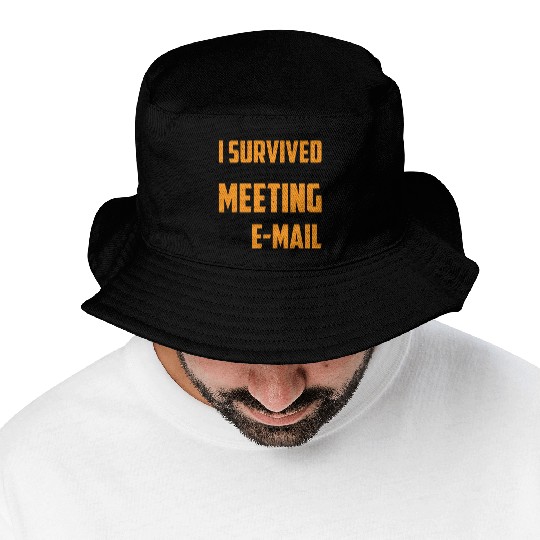 I Survived Another Meeting 82 Bucket Hats