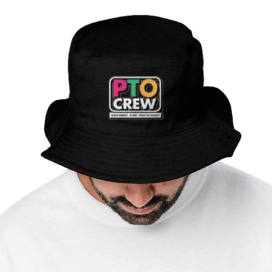 PTO Crew Parent Teacher Organization Team School Bucket Hats