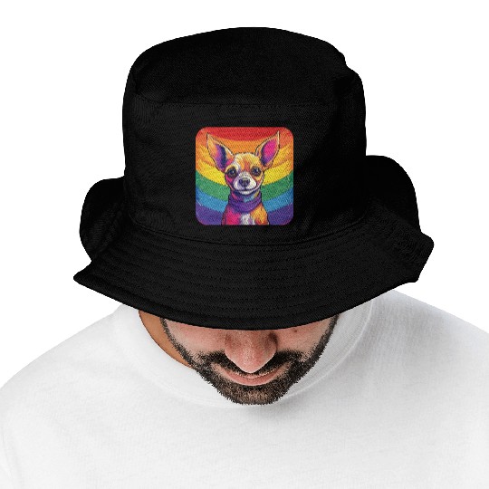 LGBTQ Chihuahua Bucket Hats