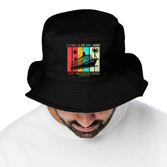 Family Cruise Ship Vacation Trip Bucket Hats