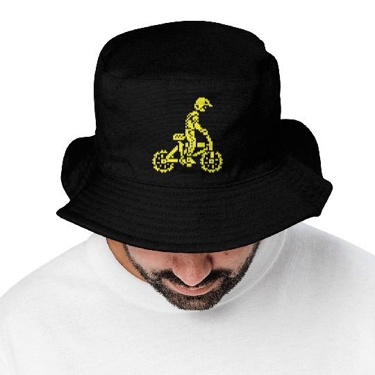 BMX Bike Bandits ZX Spectrum 8-bit Bucket Hats