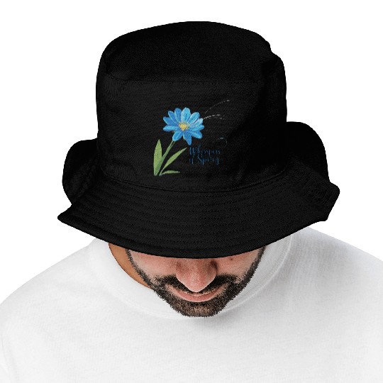Blue Blossom Beauty “blue flowers” Bucket Hats
