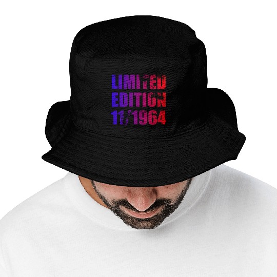 60th birthday Limited Edition 11/1964 Bucket Hats