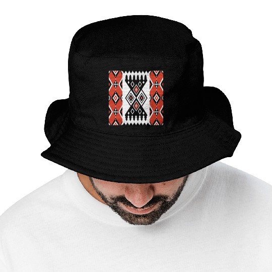 Traditional Geometric Design SADO Bucket Hats