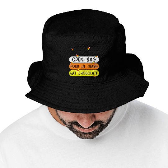 How To Eat Candy Corn Funny Candy Corn Halloween Bucket Hats