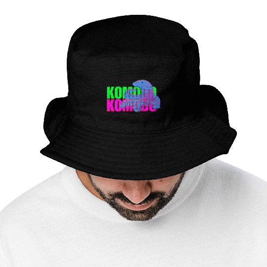 Majestic Komodo Dragon Bucket Hats