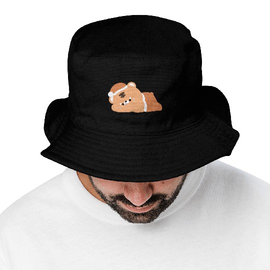 Tired Tiger Bucket Hats
