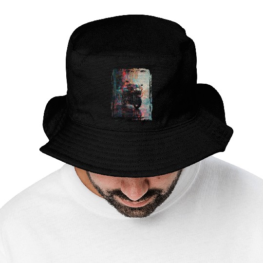 Motorcycle abstract Bucket Hats
