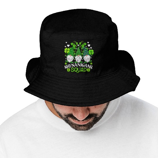 Shenanigans Squad St Patricks Day Gnomes Irish Bucket Hats