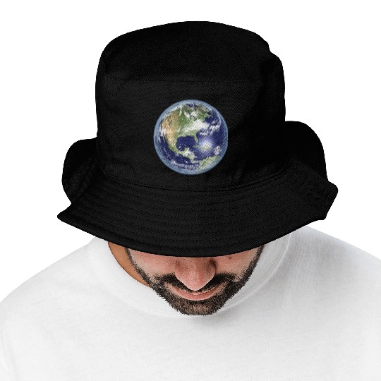 Realistic Planet Earth – Our Home in Space Bucket Hats