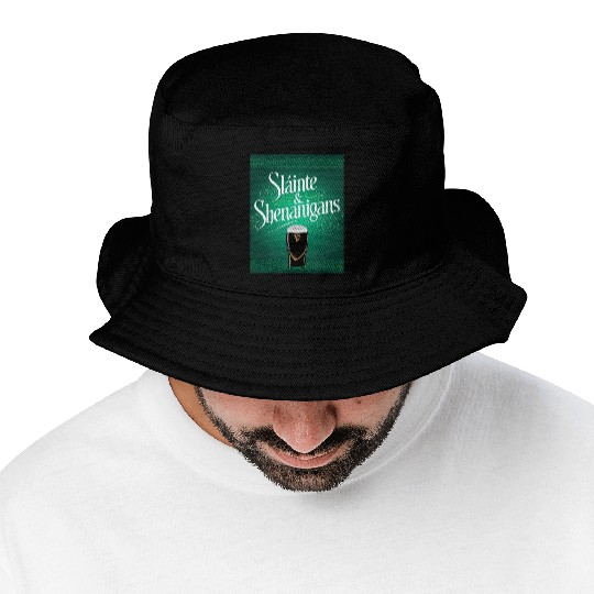 Slainte And Shenanigans Bucket Hats