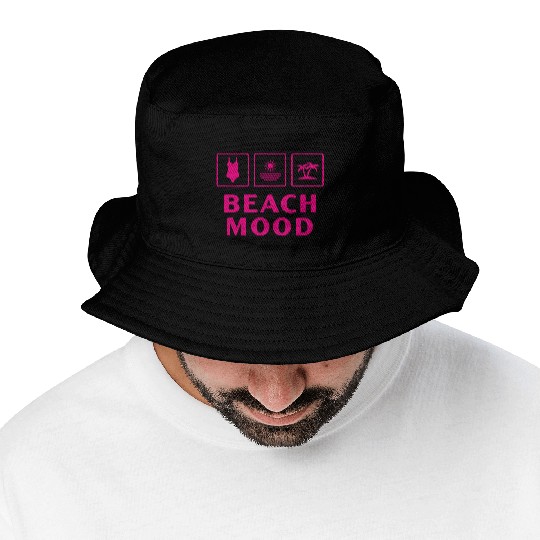 Beach Mood Summer Sun Sea Vacation Bucket Hats