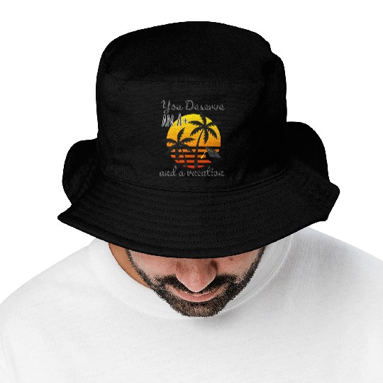 Funny Graduation Vacation Reward, Congrats Grad A+ Bucket Hats