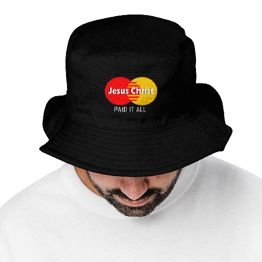 Idea de diseño Jesus Christ Pago Todo Bucket Hats