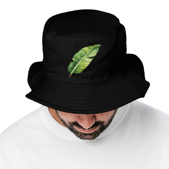 Green Banana Leaf Bucket Hats