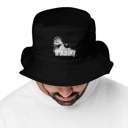 Vibrant Fireworks Night Skyline Bucket Hats