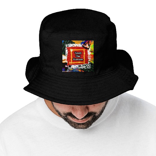 Trust The Process Graffiti Art Design Bucket Hats