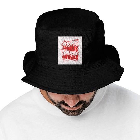 Positive Affirmation Illustration Bucket Hats