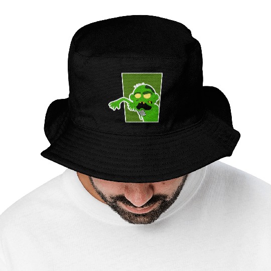 Grotesque Zombie Cartoon Design Bucket Hats