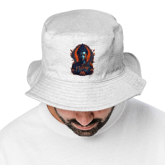 Flow buddha Bucket Hats