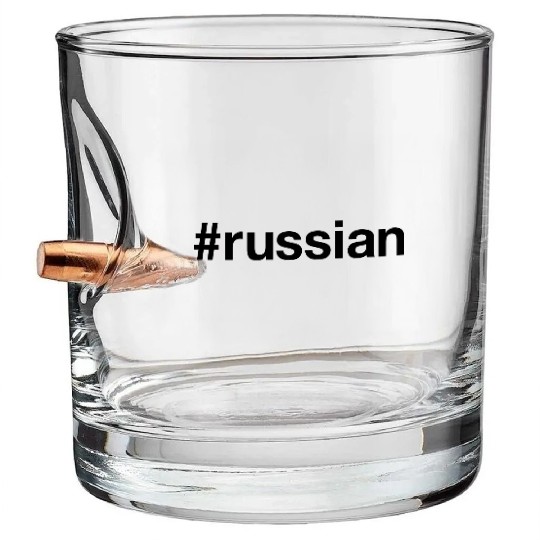 RUSSIAN Bullet Whiskey Glasses