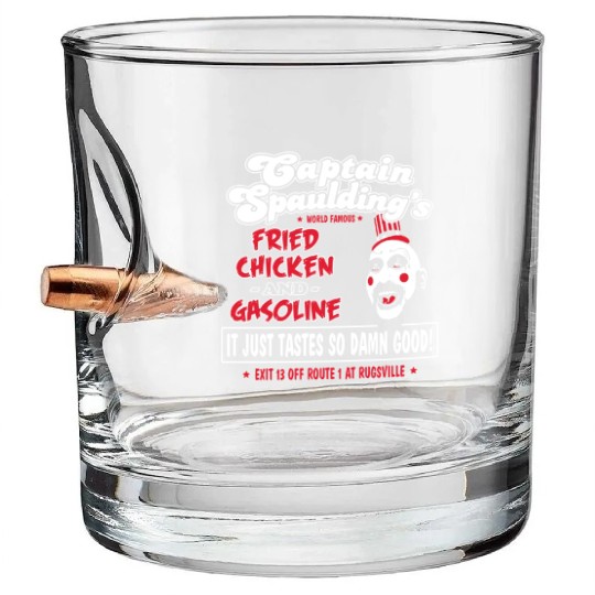 Funny captain spaulding for president Bullet Whiskey Glasses