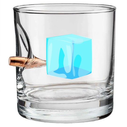 Ice Cube Bullet Whiskey Glasses