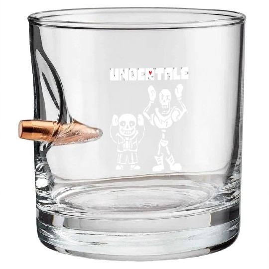 undertale Bullet Whiskey Glasses