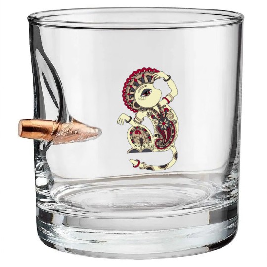 Aztec Monkey Bullet Whiskey Glasses
