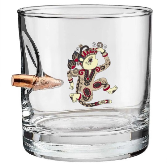 Aztec Monkey Bullet Whiskey Glasses