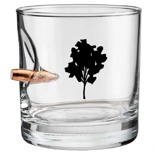 tree silhouette Bullet Whiskey Glasses