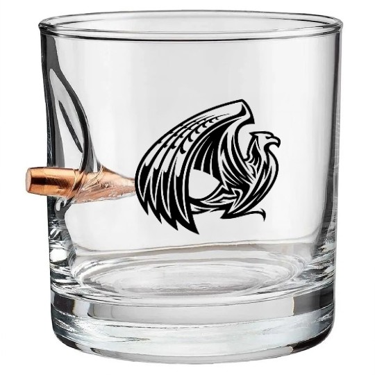 Tribal Eagle Bullet Whiskey Glasses