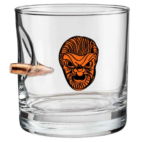 greek mask Bullet Whiskey Glasses