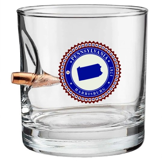 Pennsylvania Bullet Whiskey Glasses
