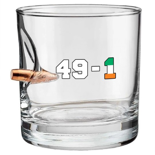 49-1, Conor McGregor vs Floyd Mayweather Bullet Whiskey Glasses