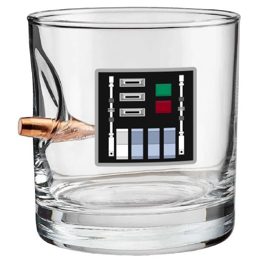 Darth Vader Control Panel - A New Hope Bullet Whiskey Glasses